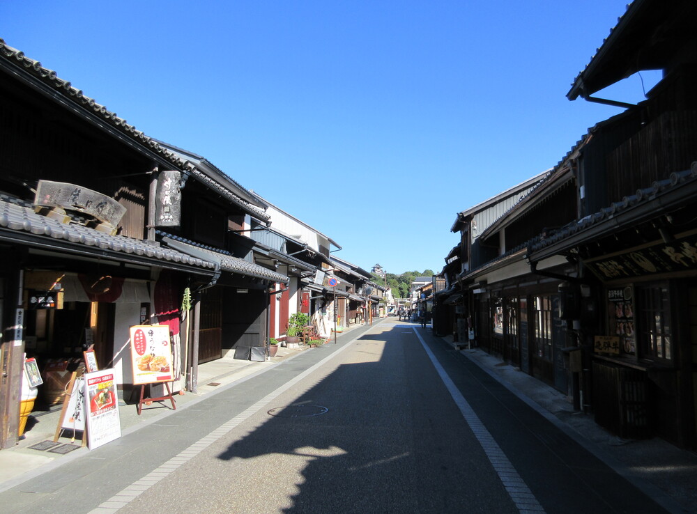 犬山城下町の町並み(愛知県犬山市)